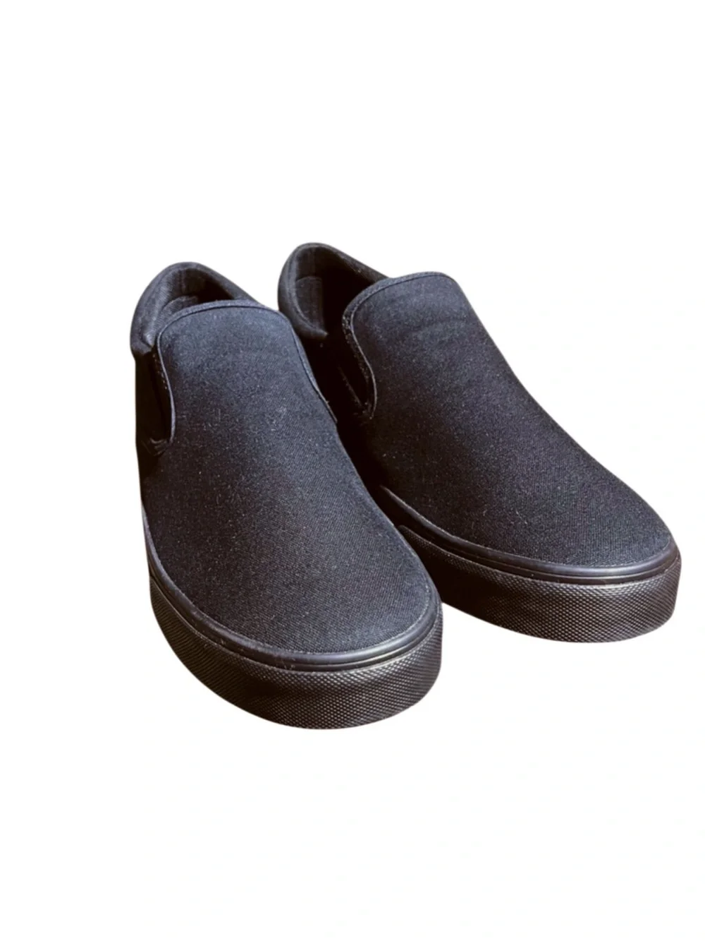 No Boundaries Men's Black Slip-On Loafers Size 11